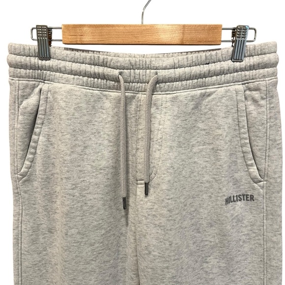 Hollister | Fleece Logo Joggers | Heathered Grey | Mens Small - Picture 3 of 13
